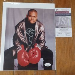 Roy Jones Jr COA JSA AUTOGRAPHED Signed Boxing Champion Belt Fame 8x10