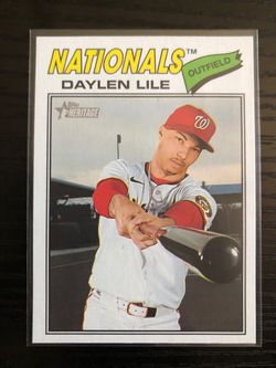 Daylen Lile 2026 Topps Heritage Base Card #124
