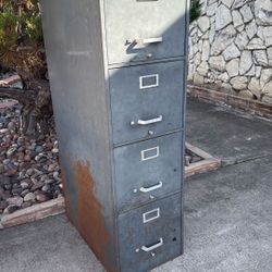 Free Stuff- Grill, 4 Drawer Metal Filing Cabinet