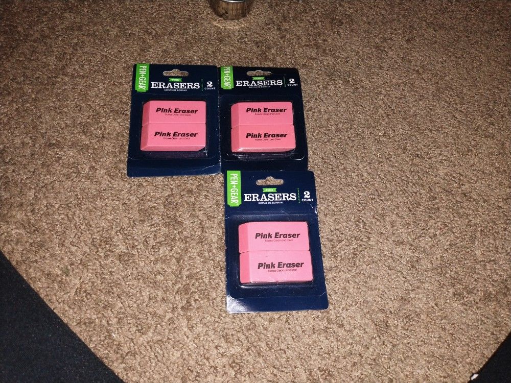 Pen-gear 6 Earasers