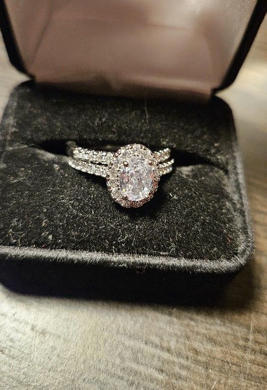 2ct Cubic Zirconia Ring Size 8