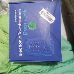Bluetooth And Touchscreen Door Lock
