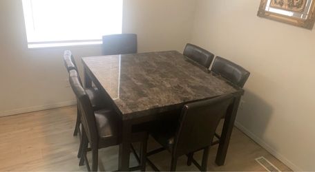 Dining Table Set with 6 Chairs