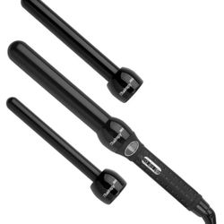 Thairapy 365 Tri-Curl Multi Barrel Digital Clipless Curling Iron