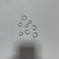 Variety Pack Hoop Silver Earrings