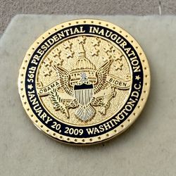 Commemorative Challenge Coin from 56th Presidential Inauguration