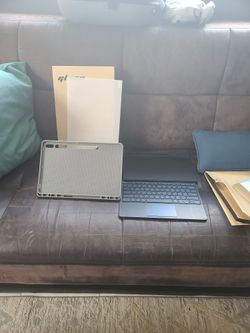 Samsung Tab S7+ Case, Screen Protector And Official Keyboard Case 