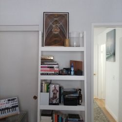 Crate & Barrel Wall Leaning Bookshelf