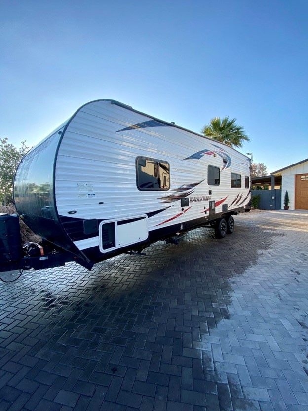 2017 Forest River toy hauler Shockwave 27rqdx