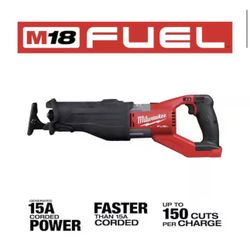 Milwaukee M18 FUEL 18V Lithium-Ion Brushless Cordless Super SAWZALL Orbital Reciprocating Saw (Tool-Only)-Model # 2722-20