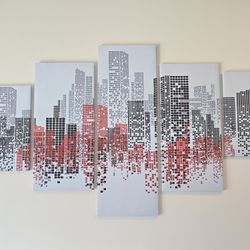 Canvas Modern Architecture Wall Art. 