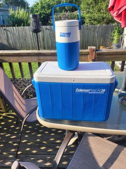 Work cooler and water cooler coleman