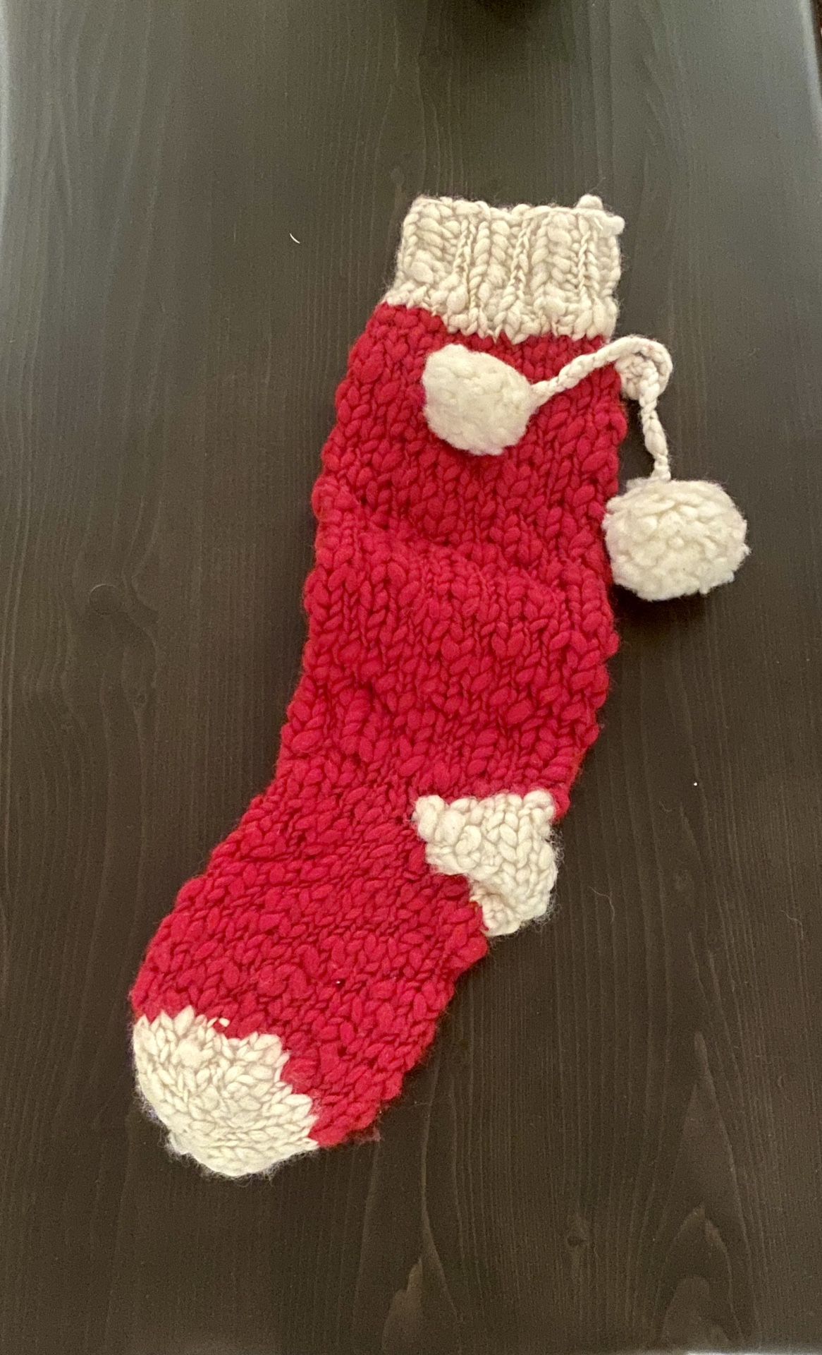 Anthropologie Chunky Knit Stocking