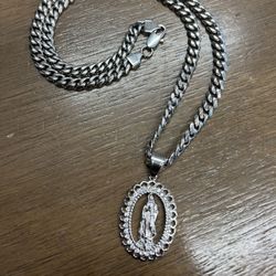 Stainless Steel Chain & Pendant 