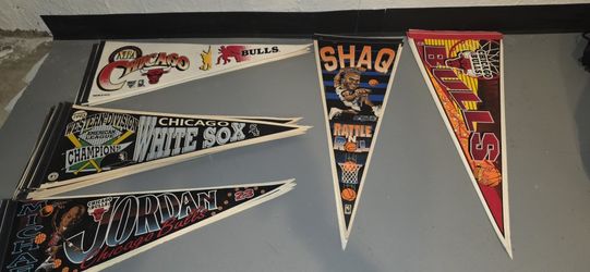 Vintage Team Pennants