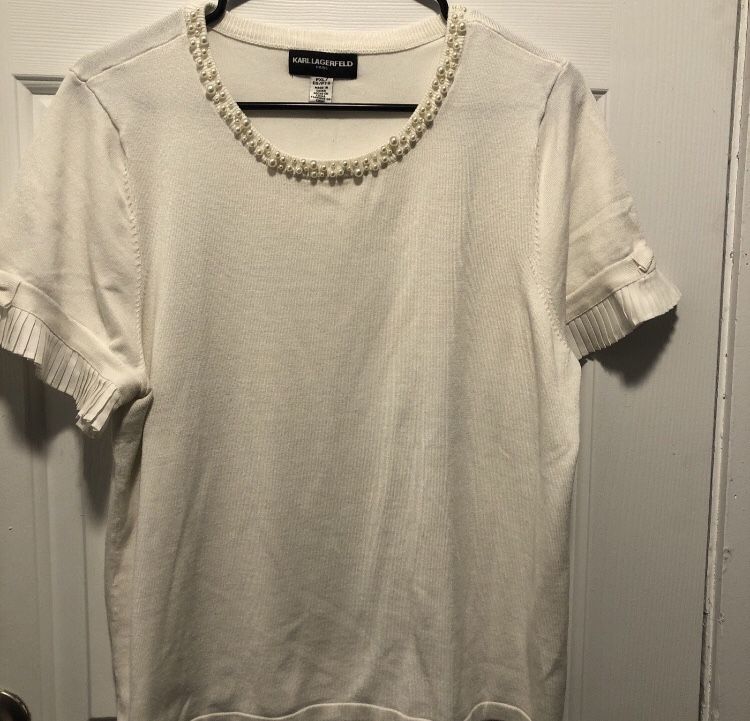 Karl Lagerfeld Women’s Sweater Blouse Size PXL