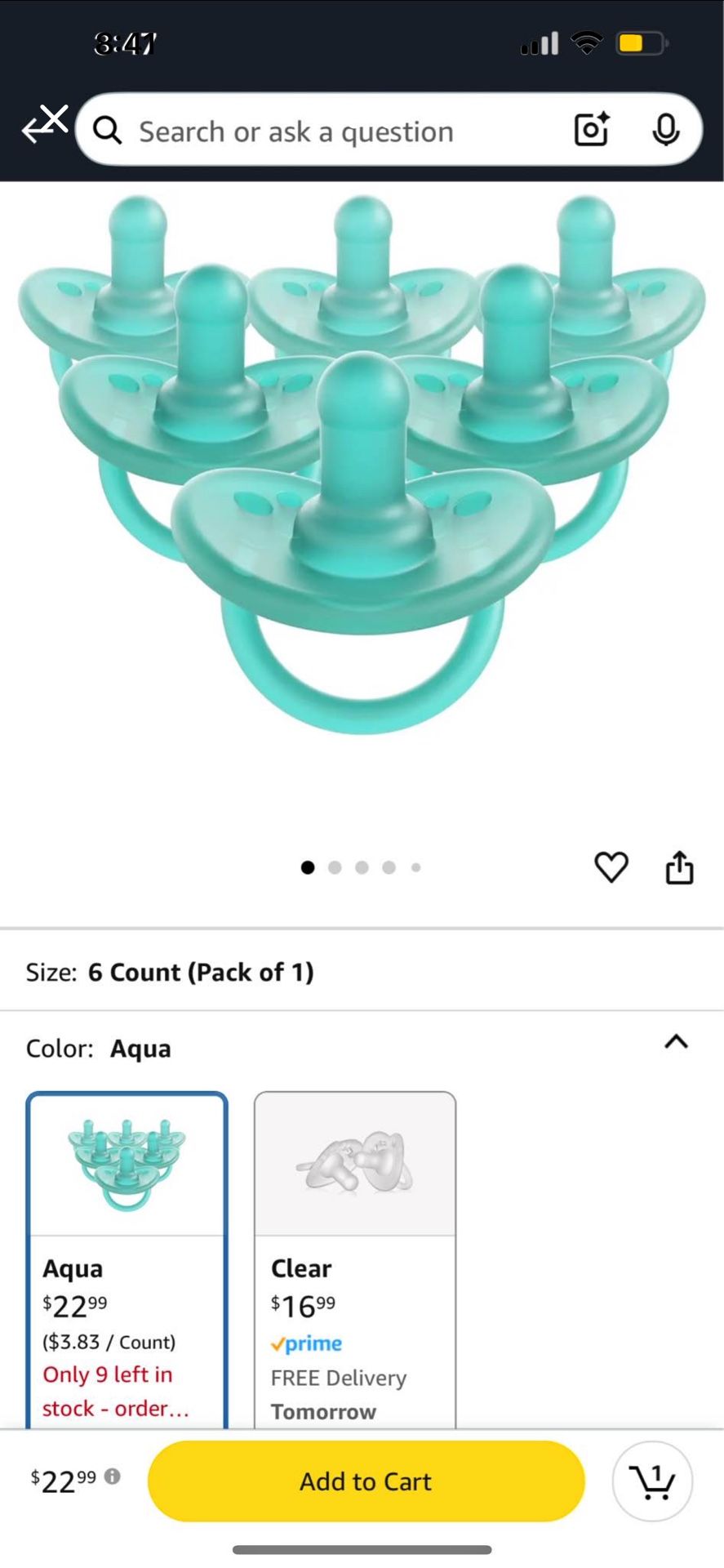 11 Evenflo Pacifiers