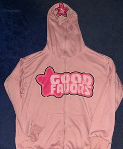 Pink good favors hoodie