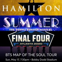 BTS, Hamilton, Final Four seats