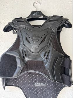 Icon vest black size s-m adjustable