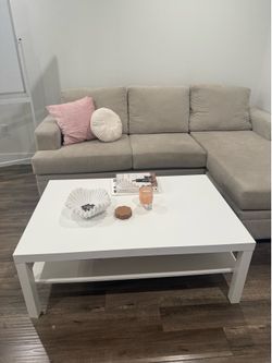 White ikea coffee table