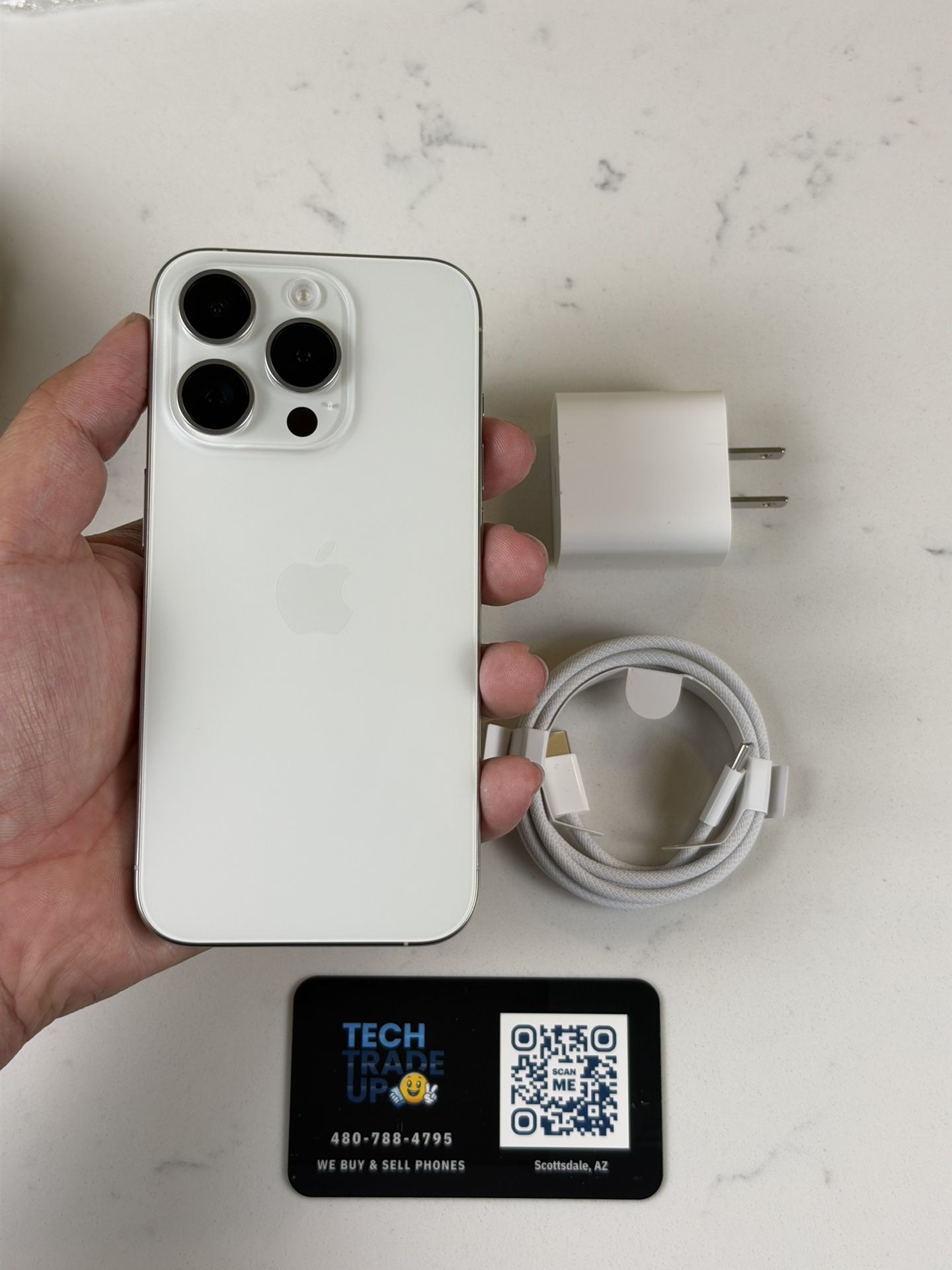 iPhone 15 Pro 256Gb White 🤍 Unlocked New Never Activated