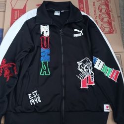 Men's Puma Sribble  Pack T7 Track Jacket  Black 