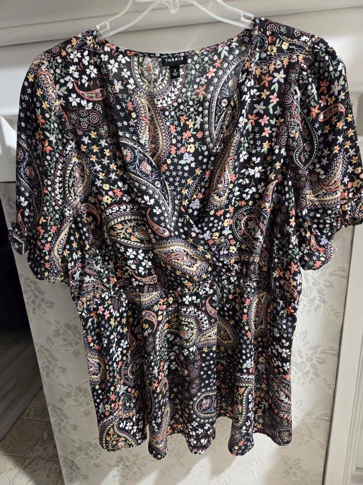 Fall Colored Peasent Blouse