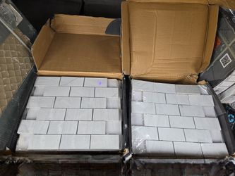 ASSORTED TILE NEW IN BOX HOME DECOR DIY REMODELING MATERIALS