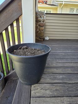 Large Planter With Soil