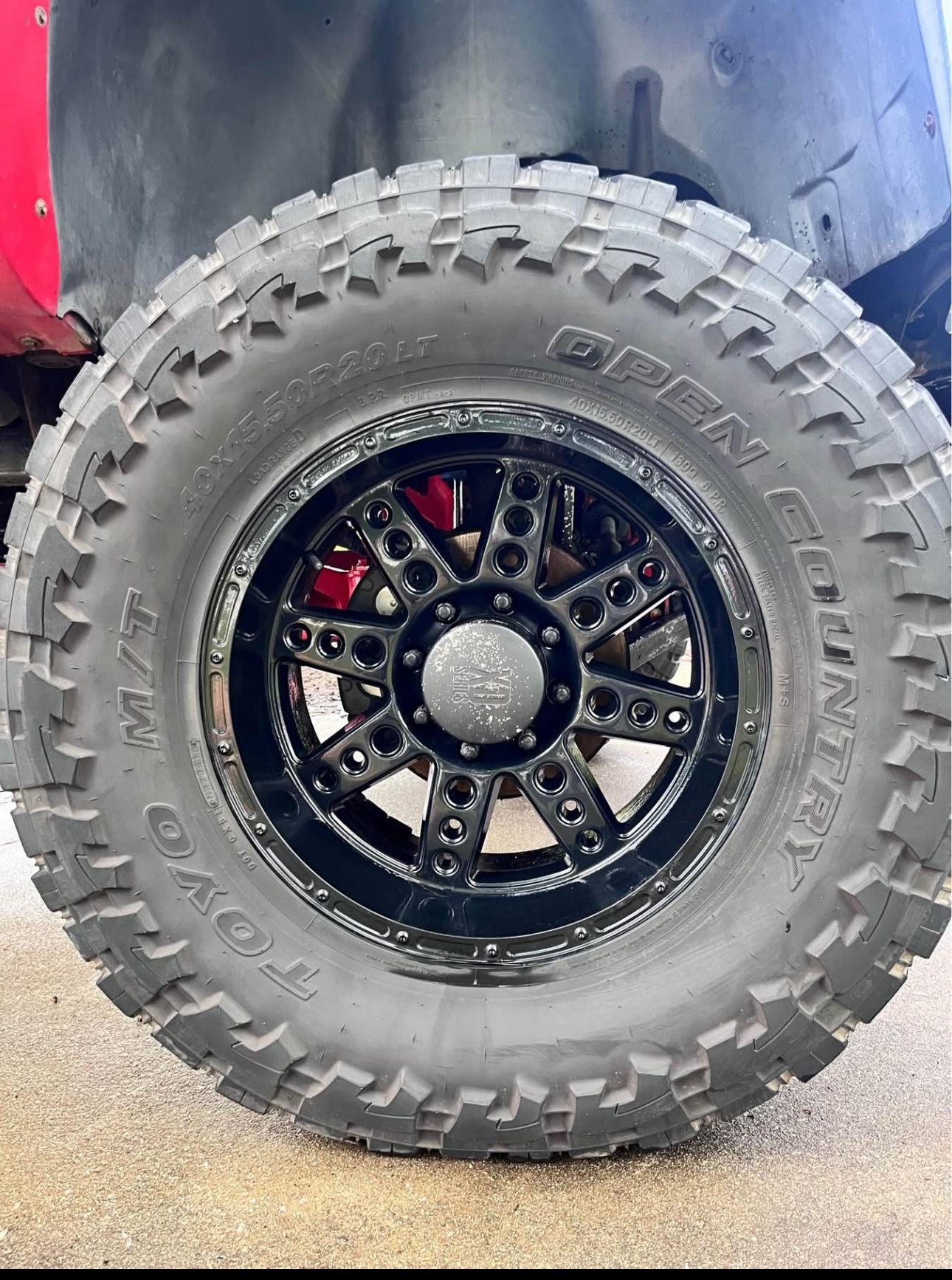 Toyo wheels and tires bolt pattern 8x6.5 or 8x165.1 offse