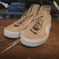 Puma Basket Heart Cream Color way 
