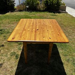 4 ft Solid Wood Kitchen Table 