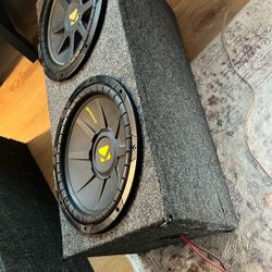 2 12” Kickers In Sealed Box