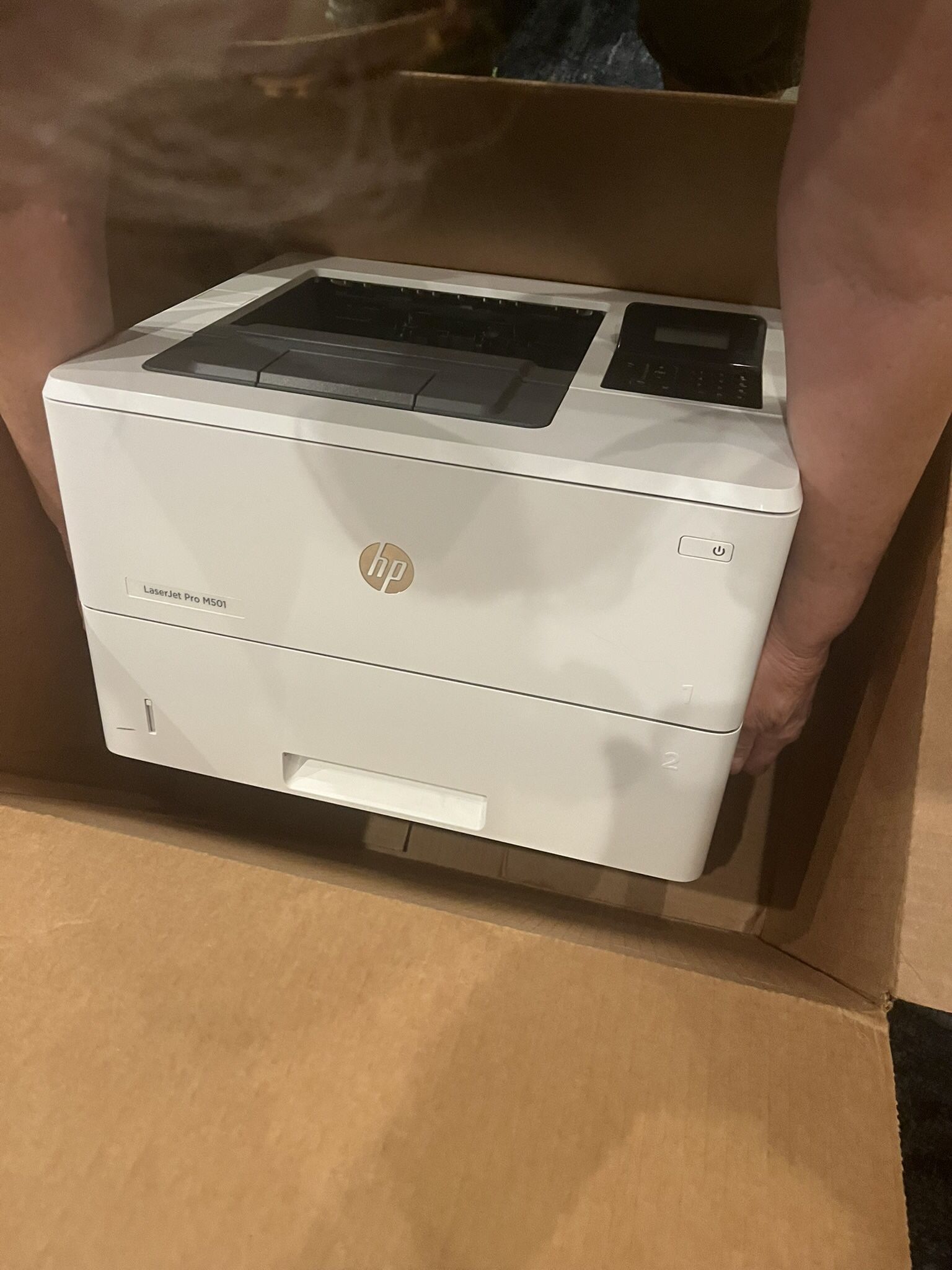 HP Office LaserJetPro M501 Printer With A Full Cartridge And 2 Extra Cartridges 