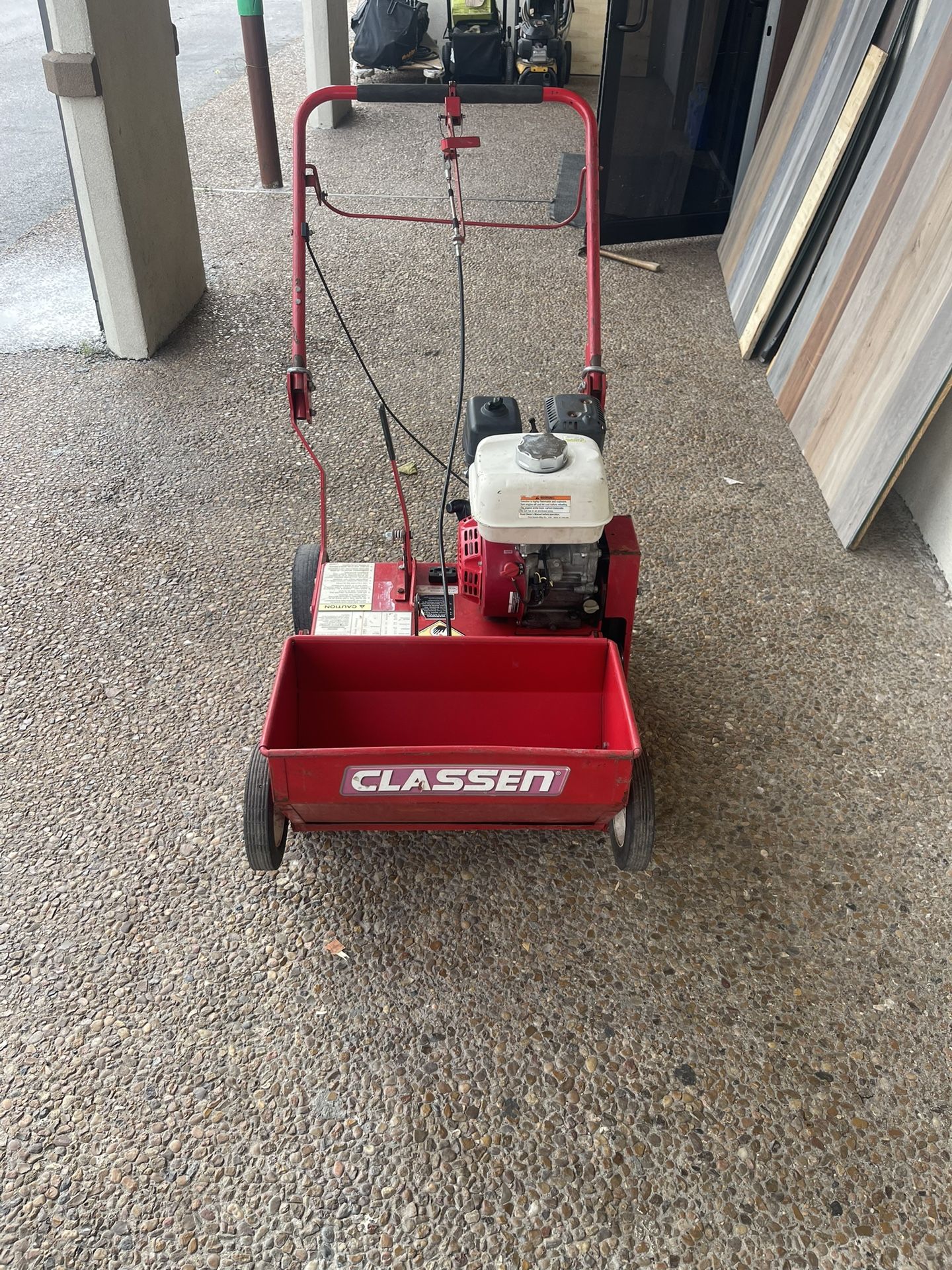 Classen TS-20H Overseeder 20" Turf Walk Behind Honda Engine
