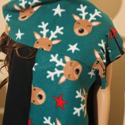 Christmas Santa’s Fleece Scarf 9”x60”