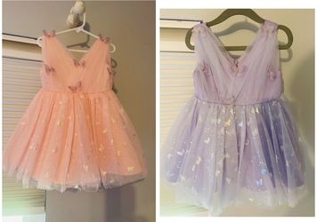Butterfly Dress Pink and Purple