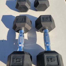Weight Dumbbell 15 and 12 Pounds $35 Each Pair