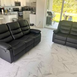 Brand New Reclining Sofa And Loveseat / Sofa y Loveseat Reclinables Nuevos A Estrenar....fast Delivery 🚚 