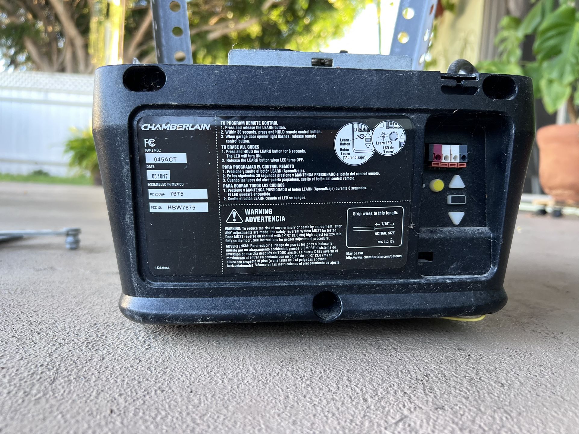 Garage Door Motor Chamberlain