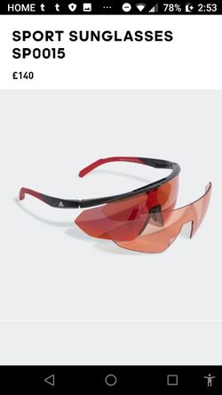 Adidas Sport Sunglasses New With Tags Includes Case, Extra Tinted Lenses And Cleaning Cloth