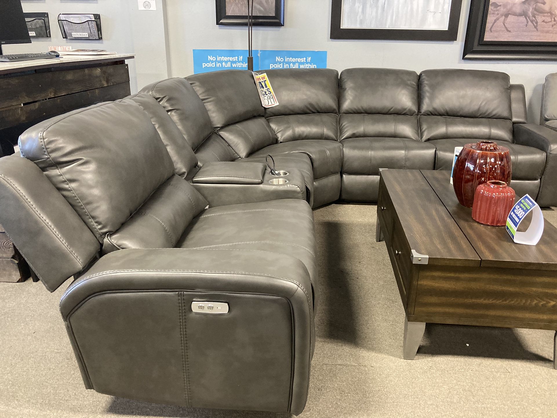 Dark Brown Reclining Sectional,All Products : American Fashion Style Bags On Sale