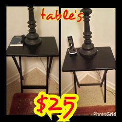 Two side tables