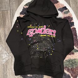 Sp5der black p*nk  v2 hoodie