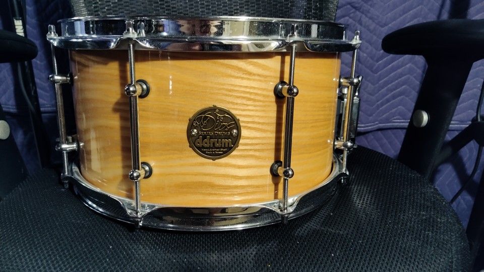 Ddrum Dios Ash/Maple 13 X 7 Snare Drum