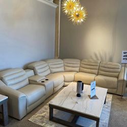 Power Reclining Sectional In Stock For Immediate Delivery 