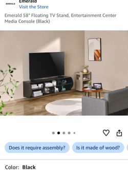 Floating tv stand