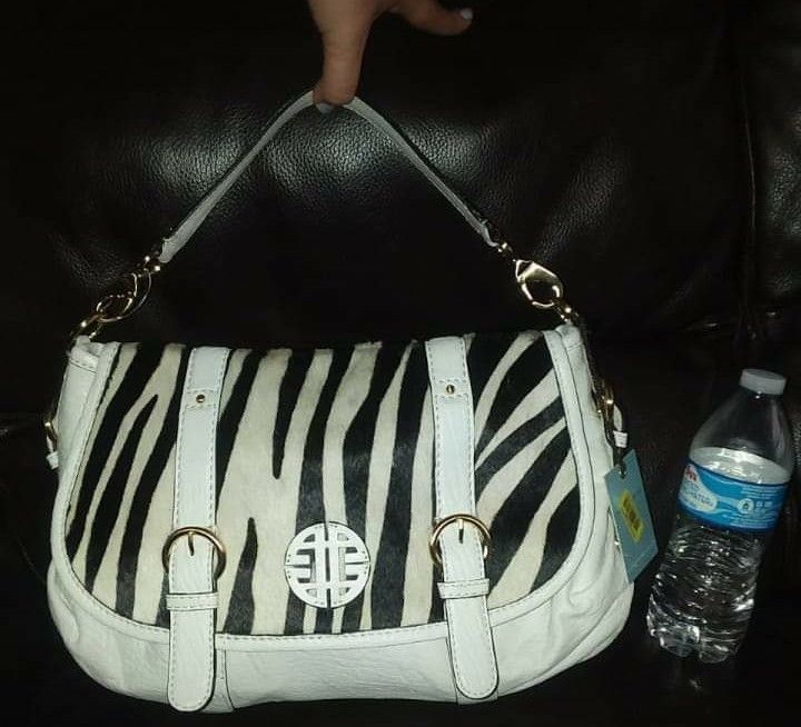 Genuine Leather and Hair Calf Handbag