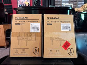2 Full-Motion TV Wall Mounts (Never Used)